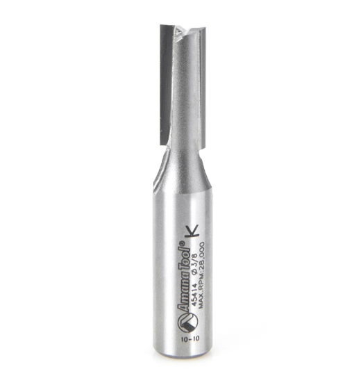 45414 Carbide Tipped Straight Plunge 3/8 Dia x 1 Inch x 1/2 Shan