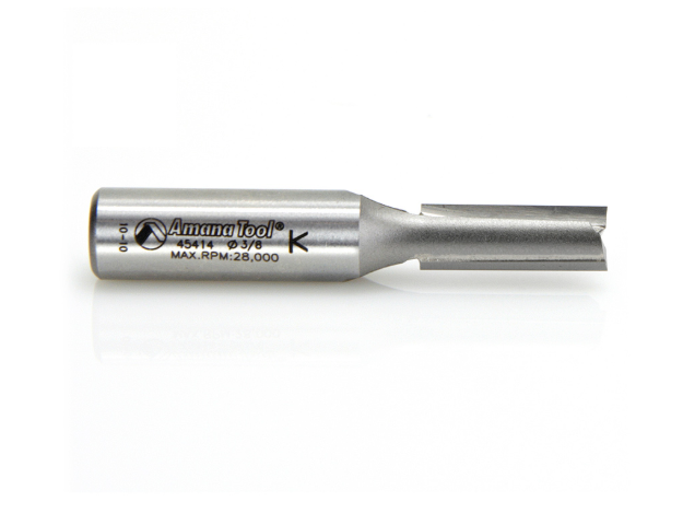 45414 Carbide Tipped Straight Plunge 3/8 Dia x 1 Inch x 1/2 Shan