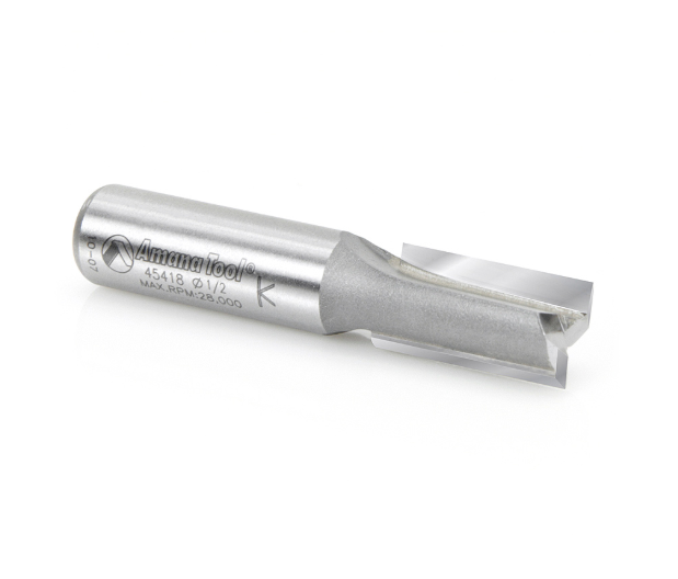 45418 Carbide Tipped Straight Plunge 1/2 Dia x 1 Inch x 1/2 Shan