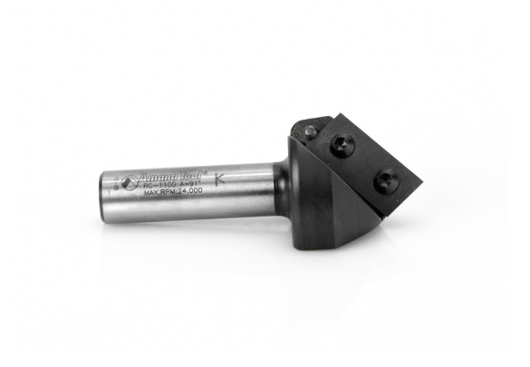 RC-1100 CNC Insert V-Groove 91 Deg x 1-1/2 Dia x 3/4 x 1/2 Inch Shank