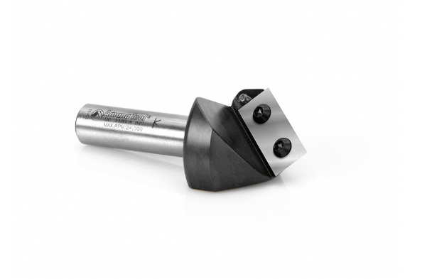 RC-1100 CNC Insert V-Groove 91 Deg x 1-1/2 Dia x 3/4 x 1/2 Inch Shank