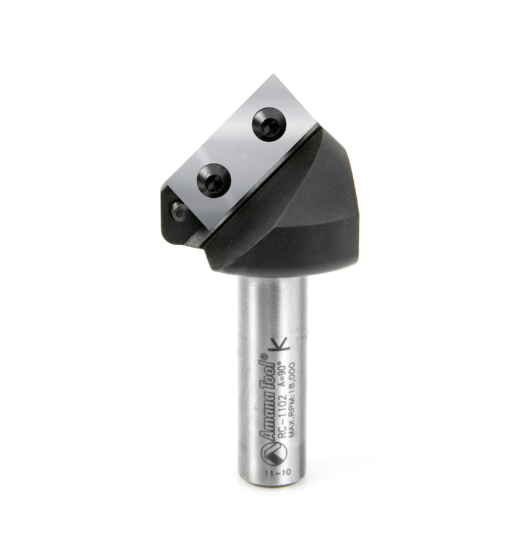 RC-1102 Insert V-Groove 90 Deg x 3/4 x 1/2 Inch Shank CNC