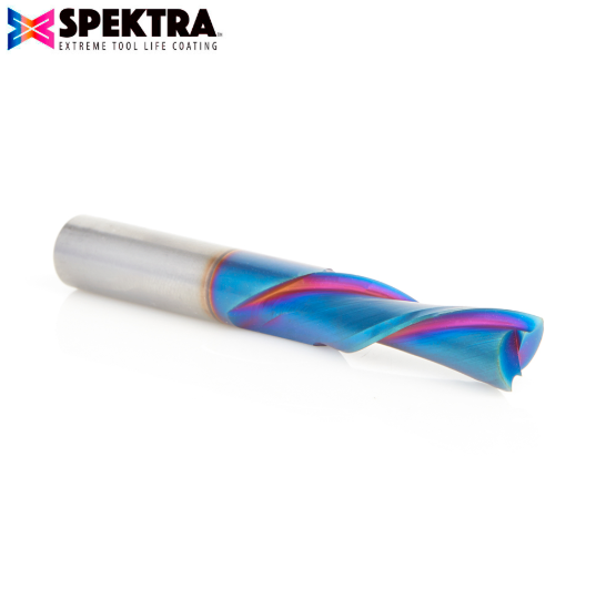 46420-K Solid Carbide Spektra™ Extreme Tool Life Coated Spiral Plunge 3/8 Dia x 1-1/4 x 3/8 Inch Shank