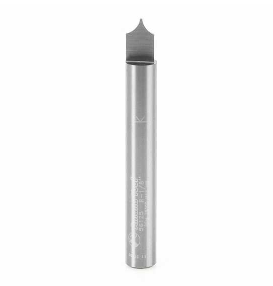 56125 Solid Carbide Point Cutting Roundover 1/8 Radius x 1/4 Dia x 5/16 x 1/4 Shank Router Bit