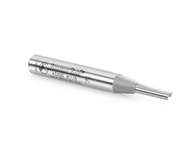 45200 Solid Carbide Cutting Edge Straight Plunge High Production 1/8 Dia x 7/16 x 1/4 In Shank
