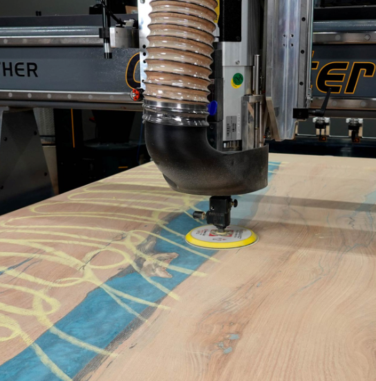 61336 In Sand Dynamically Balanced Non Random Orbital CNC Sander 3/4 Shank