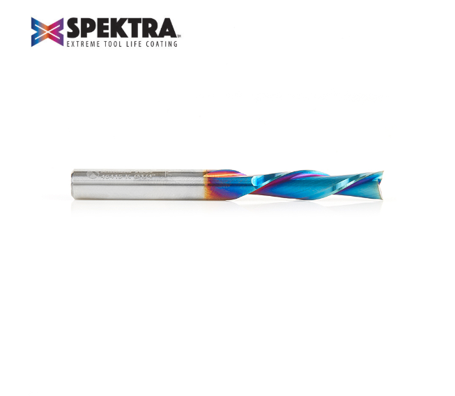 46415-K Solid Carbide Spektra™ Extreme Tool Life Coated Spiral Plunge 1/4 Dia x 1 x 1/4 Inch Shank