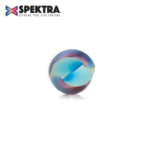 46415-K Solid Carbide Spektra™ Extreme Tool Life Coated Spiral Plunge 1/4 Dia x 1 x 1/4 Inch Shank