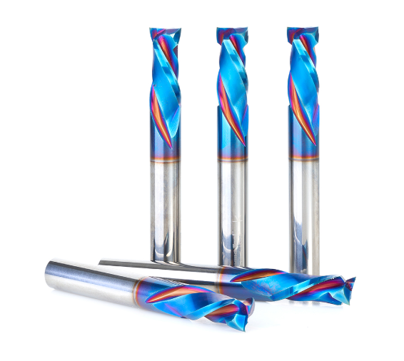 46171-K-5 CNC Solid Carbide Spektra™ Extreme Tool Life Coated Compression Spiral 3/8 Dia x 7/8 x 3/8 Inch Shank