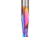 46102-K Solid Carbide Spektra™ Coated Spiral Plunge 1/4 Dia x 3/4 x 1/4 Shank Up Cut